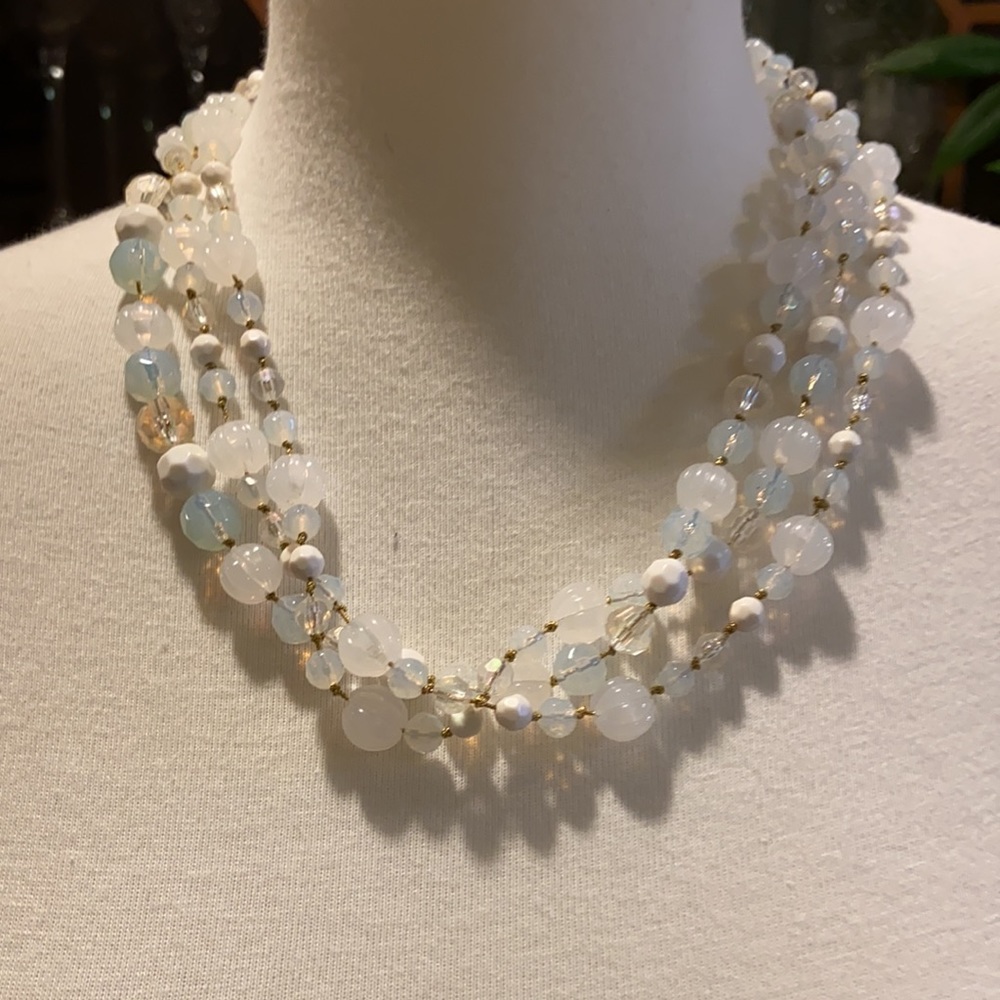 Beautiful and delicate beaded necklace